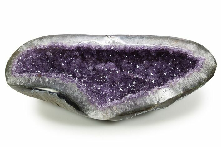Sparkly Deep-Purple Amethyst Geode - Uruguay #342718